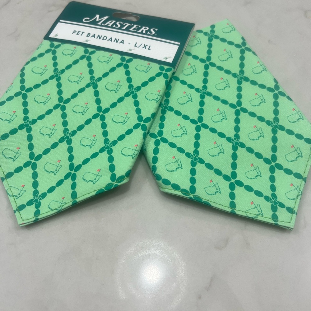 Masters Green Pet Bandana